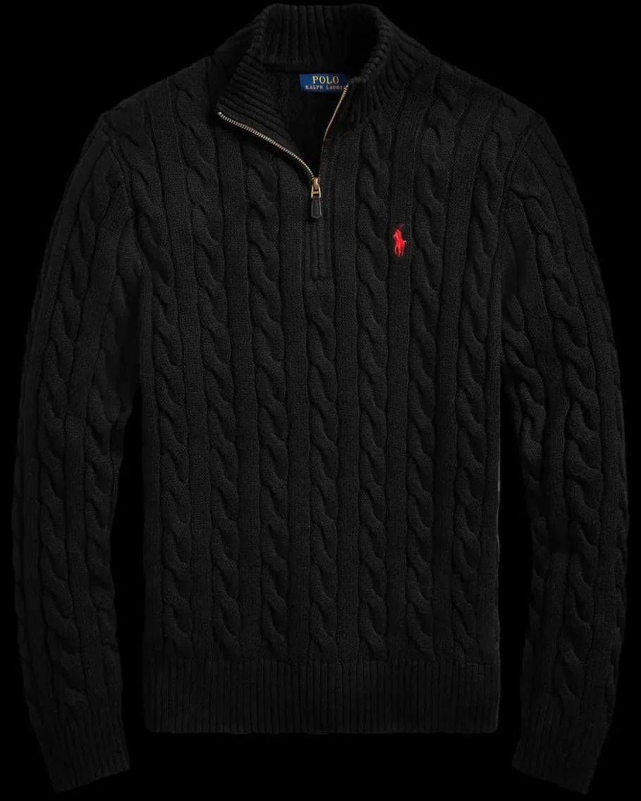 RL Quarter-Zip | Black