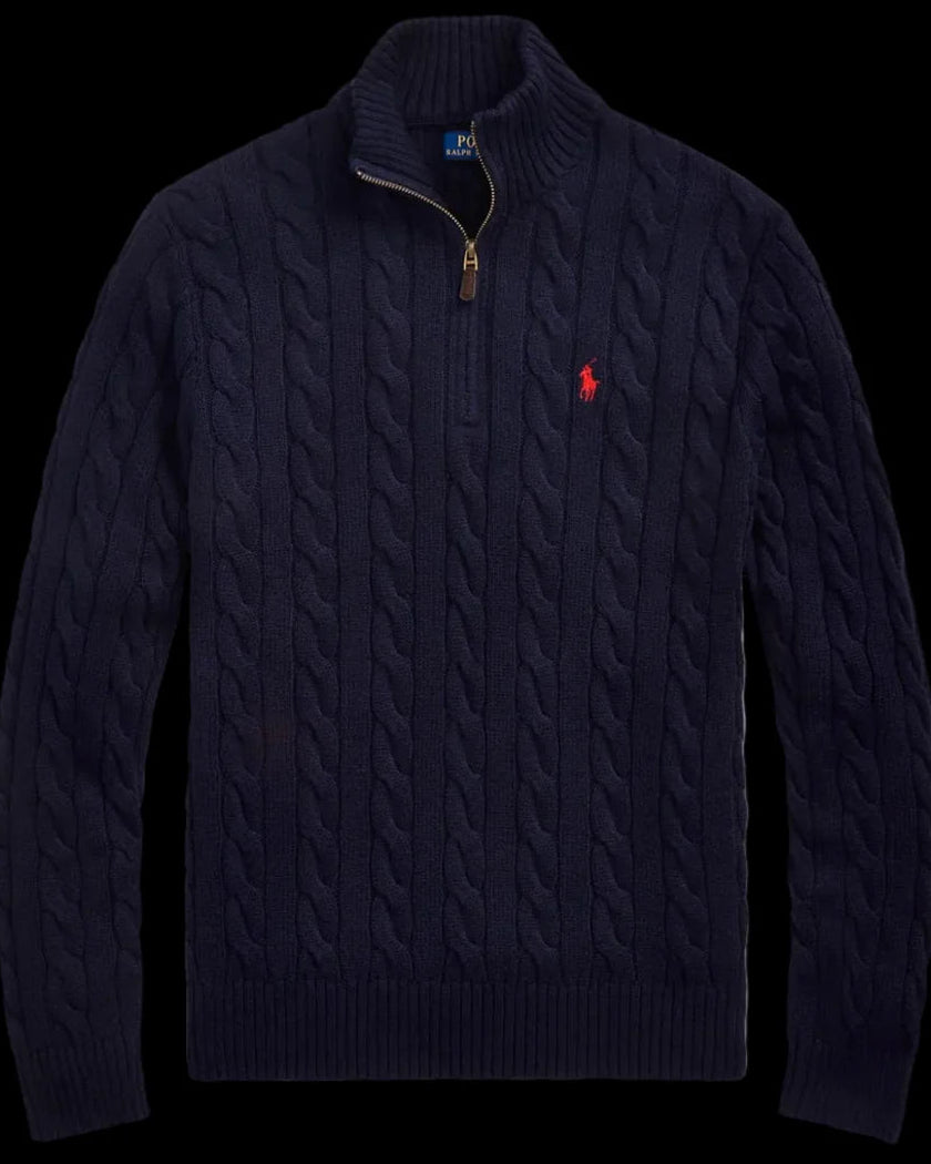 RL Quarter-Zip | Navy