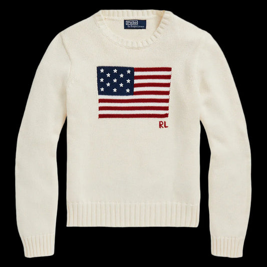 RL Knitwear | Flag Beige
