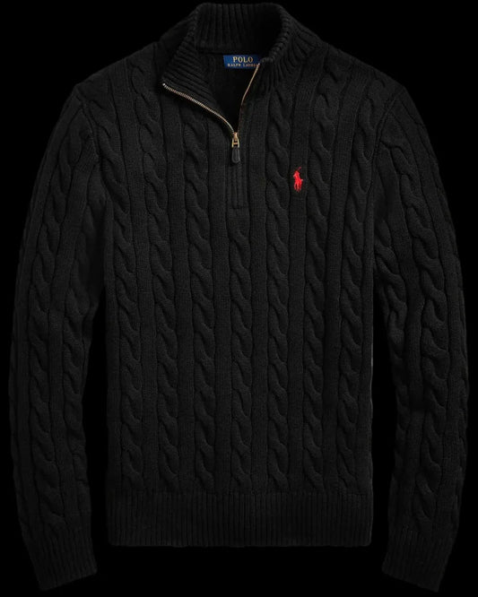 RL Quarter-Zip | Black