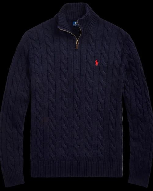 RL Quarter-Zip | Navy
